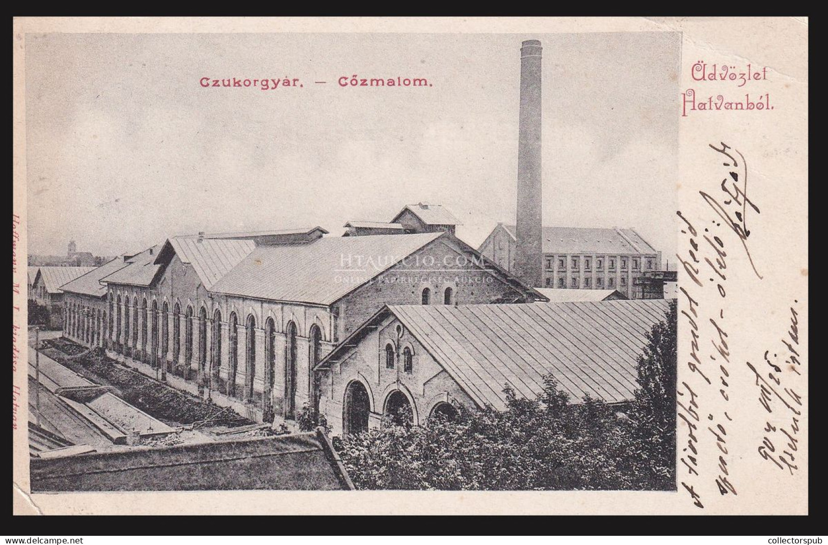 HATVAN 1904.  Régi Képeslap - Hongarije