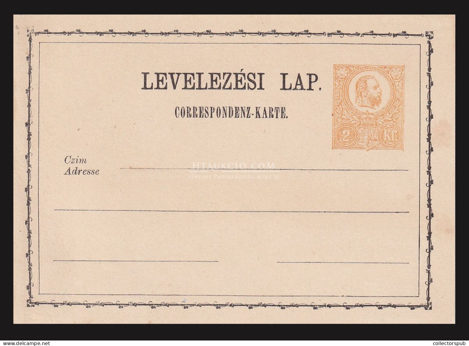 1871. 2Kr-os Szép, Használatlan Díjjegyes Levlap  (5/b) - Covers & Documents
