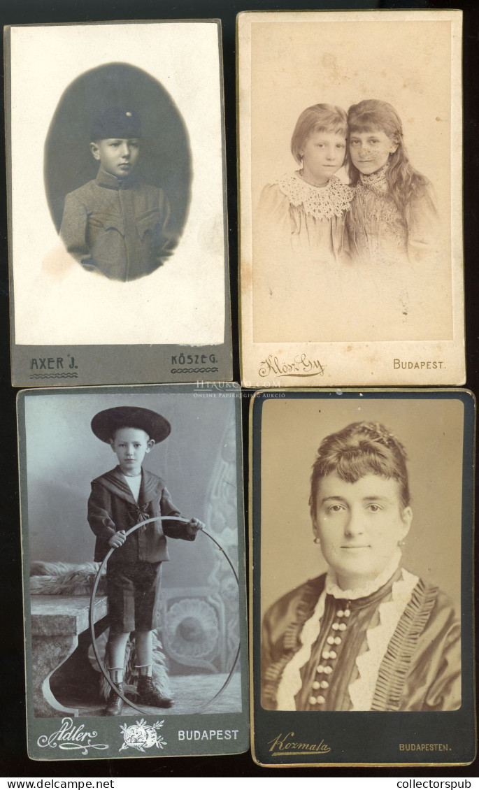 1890 -1915  4db Visit Fotó - Ancianas (antes De 1900)
