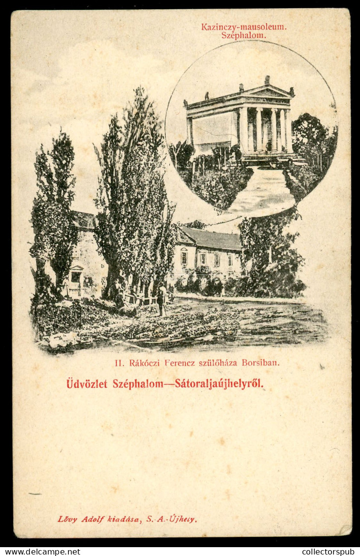 SZÉPHALOM SÁTORALJAÚJHELY 1910. Ca. Régi Képeslap - Hungary