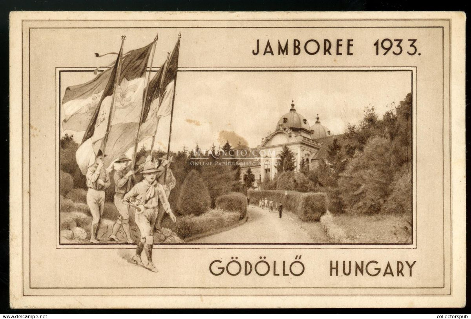 GÖDÖLLŐ 1933.  Régi Képeslap - Hungary