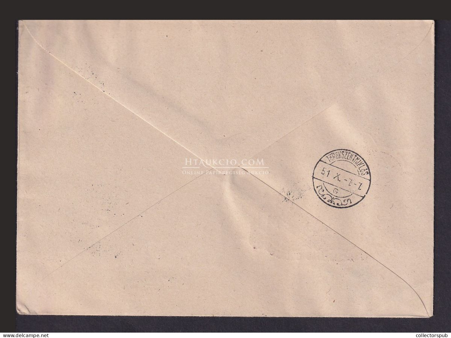 1951 80 éves A Magyar Bélyeg Blokksor FDC érk. Bélyegzéssel - Covers & Documents