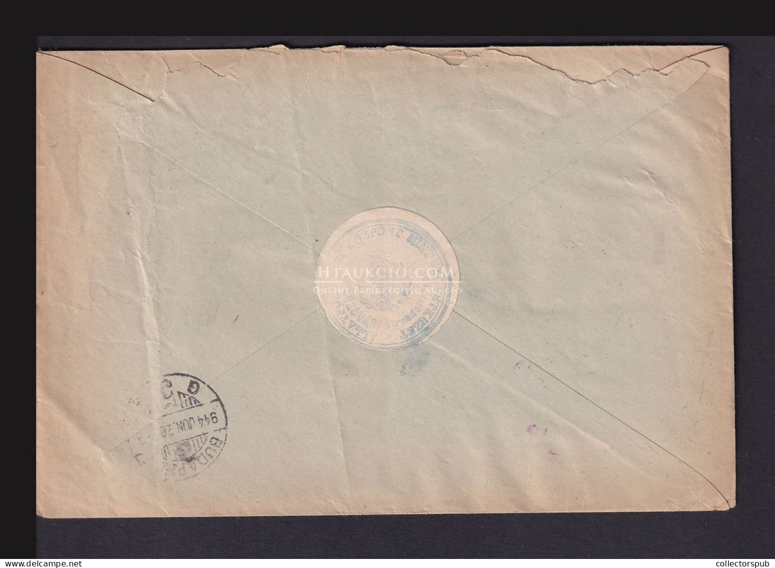 KOLOZSVÁR 1944. Érdekes Ajánlott Boríték Vöröskereszt Bélyegekkel Budapestre - Covers & Documents