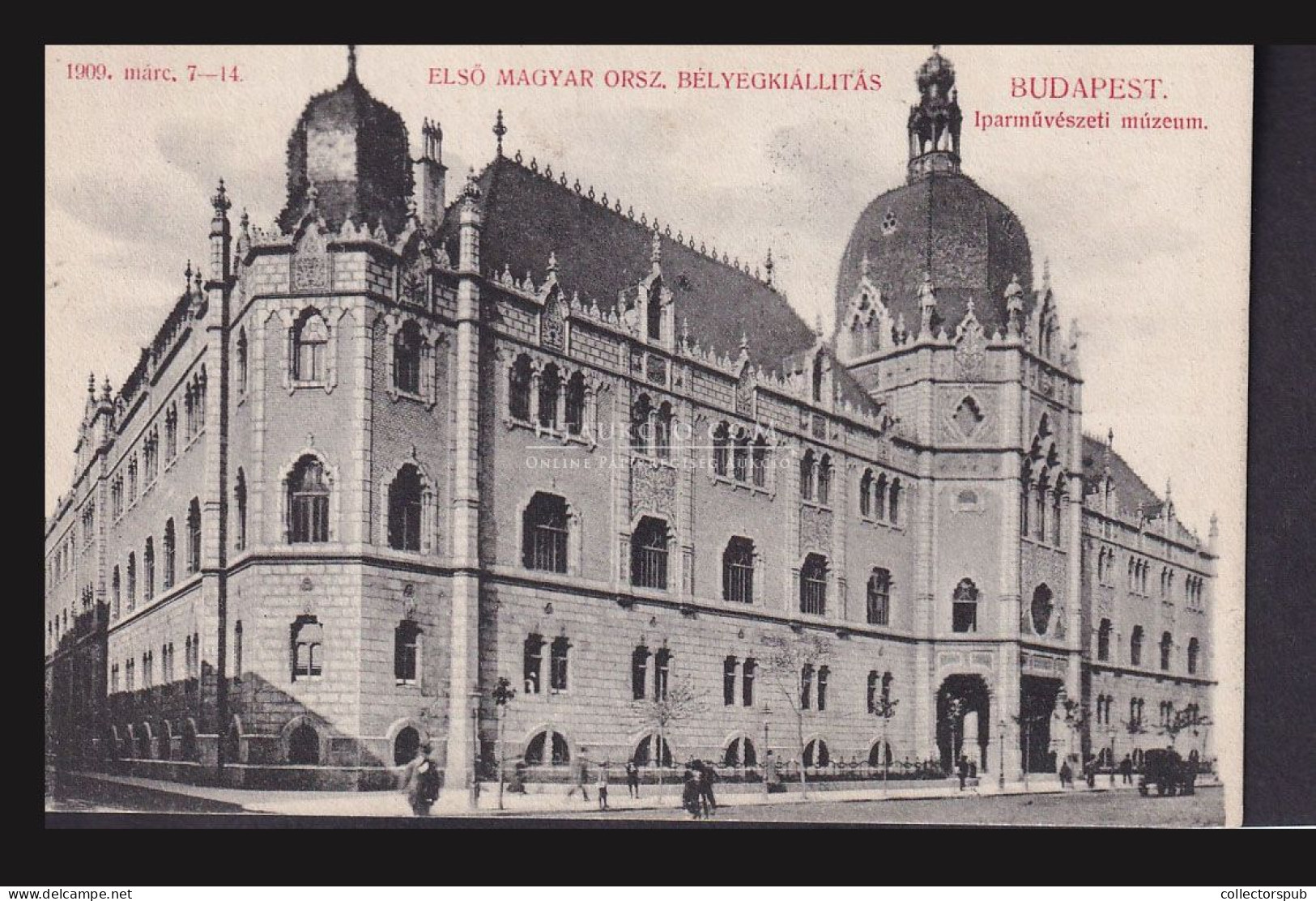 BUDAPEST 1909. Országos Bélyegkiállítás Alkalmi Képeslap - Covers & Documents