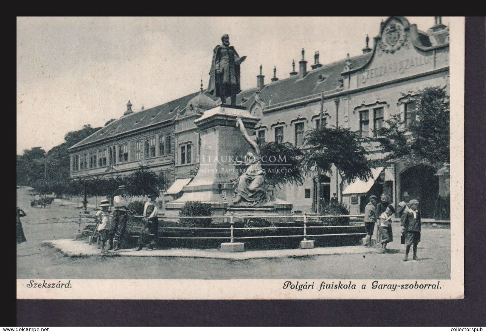 SZEKSZÁRD 1923. Képeslap, Madonna 3*50K Budapestre - Lettres & Documents