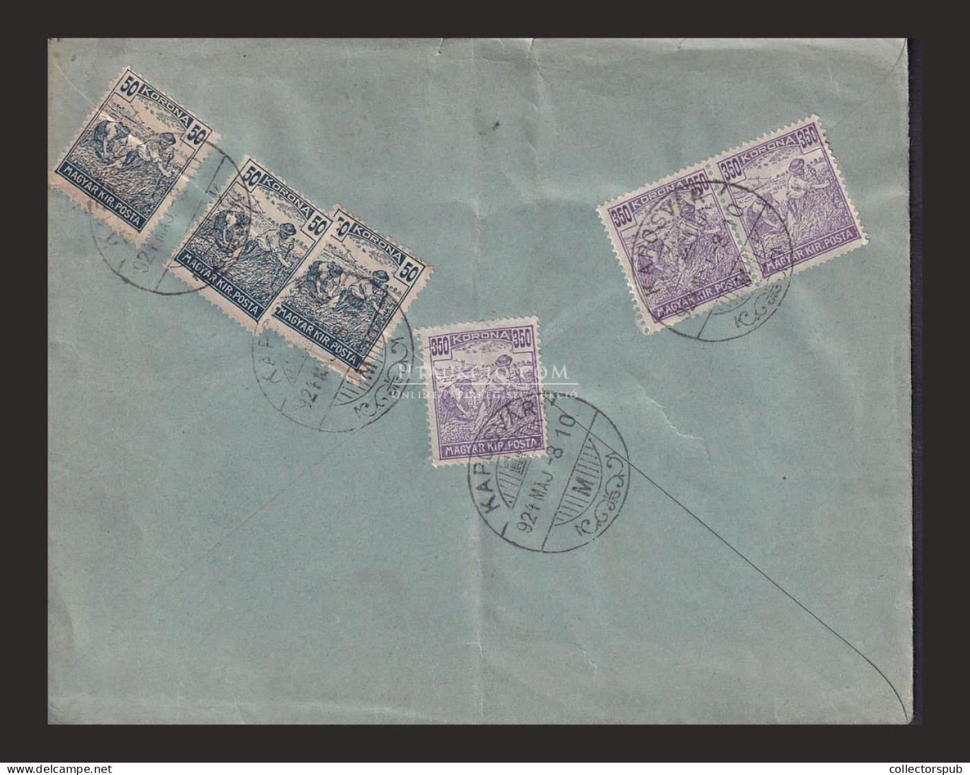 KAPOSVÁR 1924. Inflációs Levél Svájcba Küldve - Covers & Documents