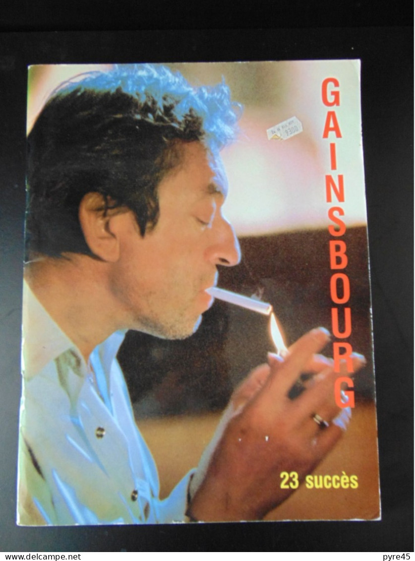 " Gainsbourg, 23 Succès " Intersong, 56 Pages - Andere & Zonder Classificatie