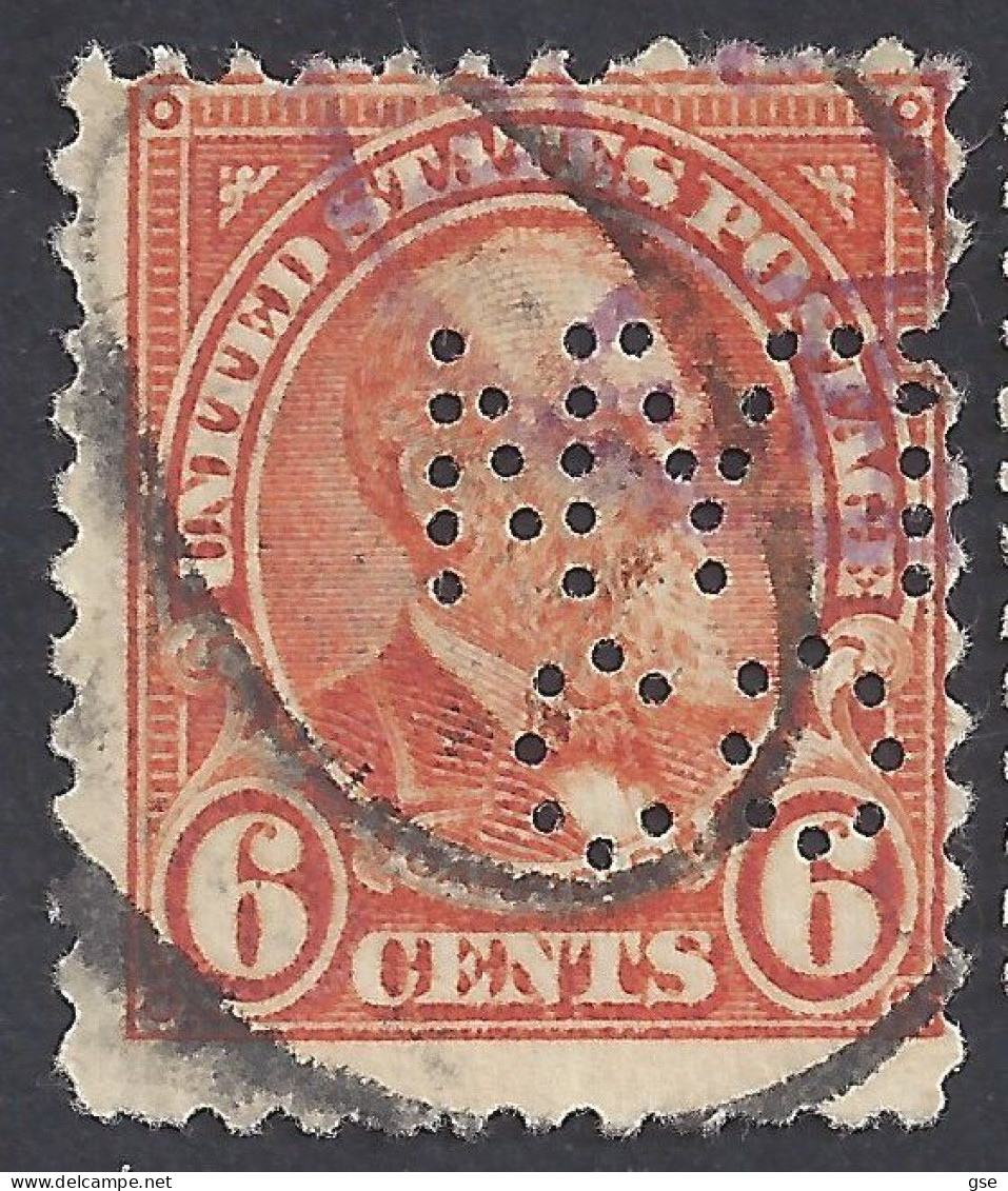 USA 1922-5 - Yvert 233° (perforato) - Garfield | - Used Stamps