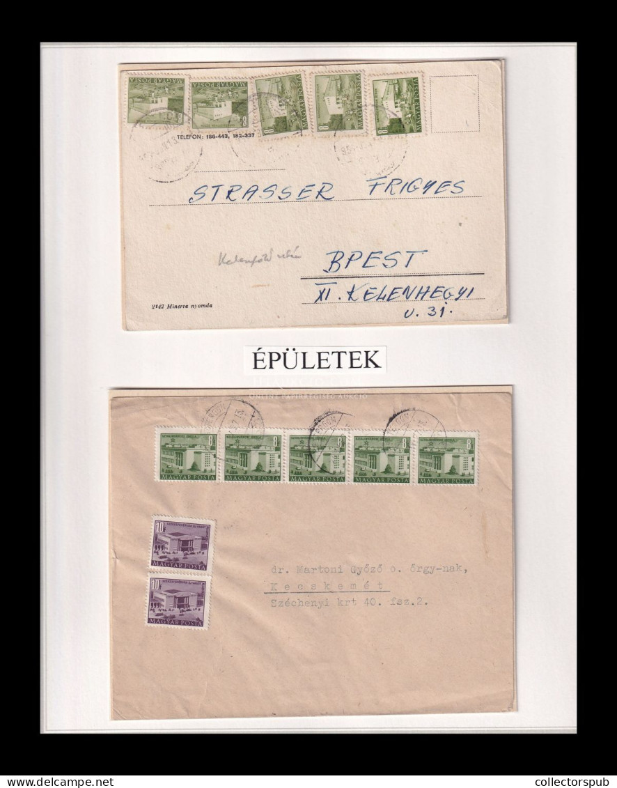 Épületek  8 és S Kombinációk  ( Visnyovszki 8f és 12f-es Kiállítási Anyagból ) - Covers & Documents