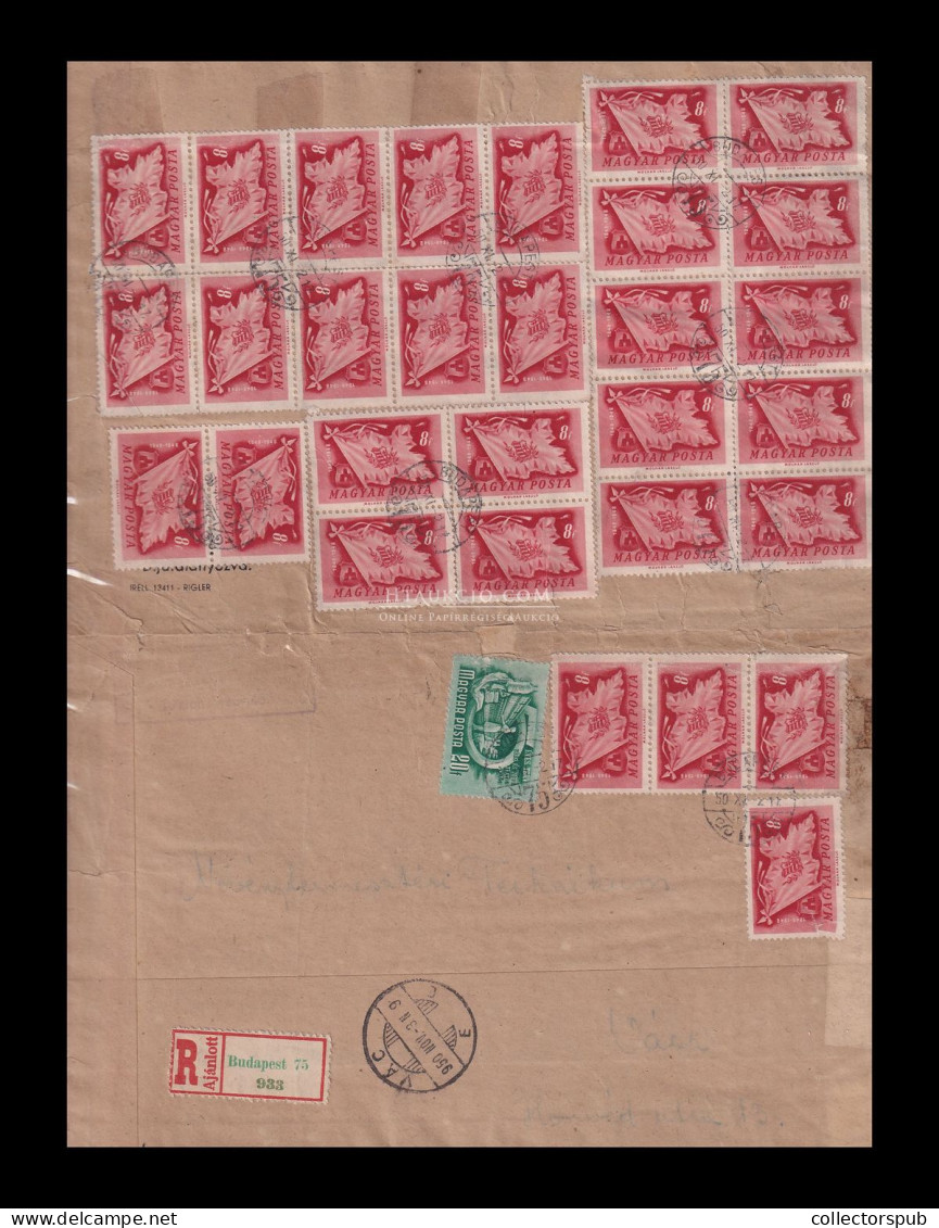 1950. Centenárium 34db 8f-es Levélen ( Visnyovszki 8f és 12f-es Kiállítási Anyagból ) - Cartas & Documentos