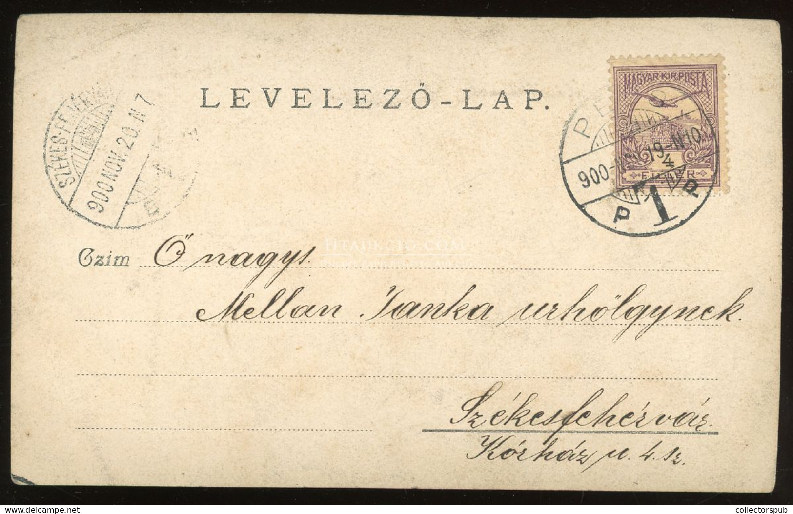 PÉCS 1900. Kadet, Fotós Képeslap - Guerre, Militaire