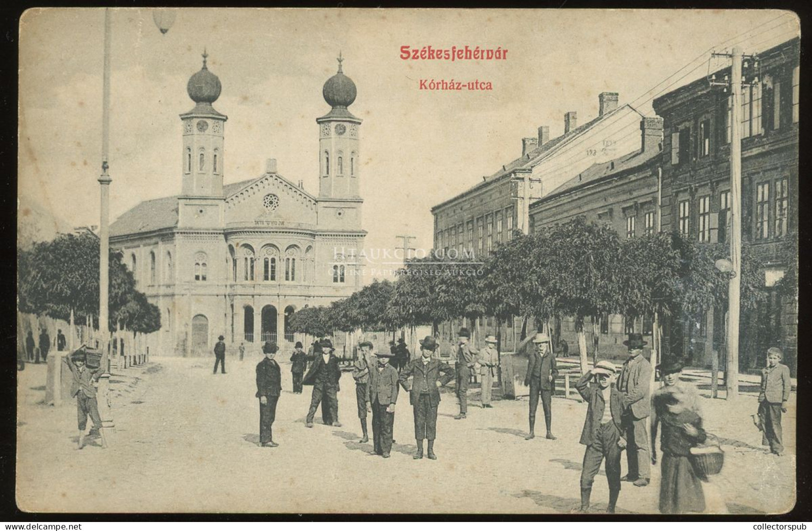 SZÉKESFEHÉRVÁR 1910. Ca. Zsinagóga, Régi Képeslap Judaica - Hongrie