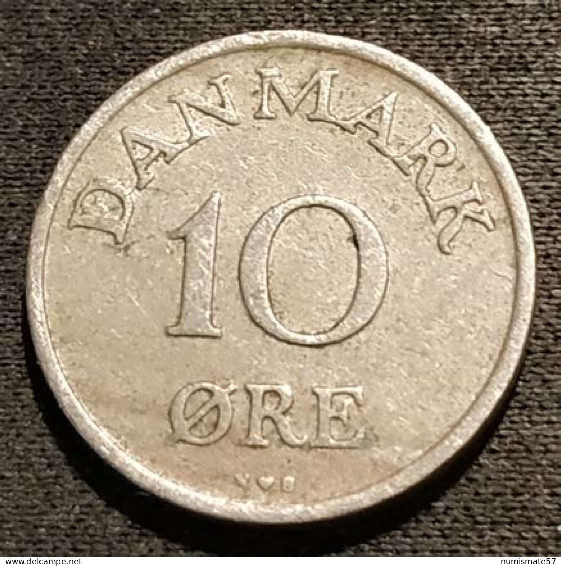 DANEMARK - DENMARK - 10 ORE 1949 - Frederik IX - KM 841.1 - Denemarken