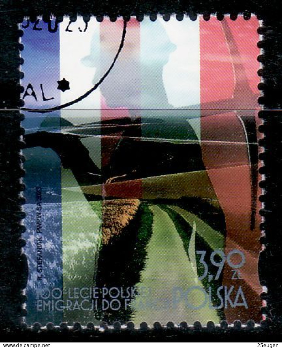 POLAND 2023  POLISH EMIGRATION TO FRANCE  USED - Used Stamps