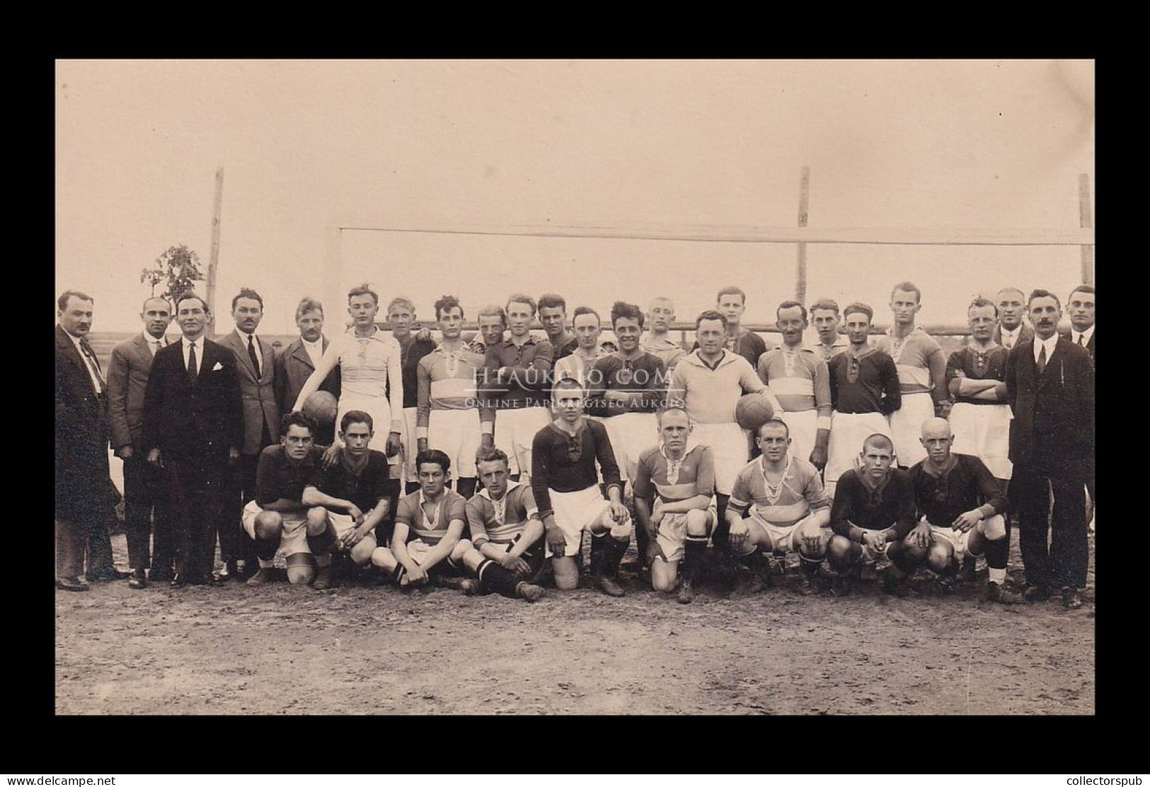 SPORT LABDARÚGÁS 1928. Magyarság S.E. ( Dunakeszi Vasutas) Fotós Képeslap Magyarság-Barcs 12:0 - Hongrie