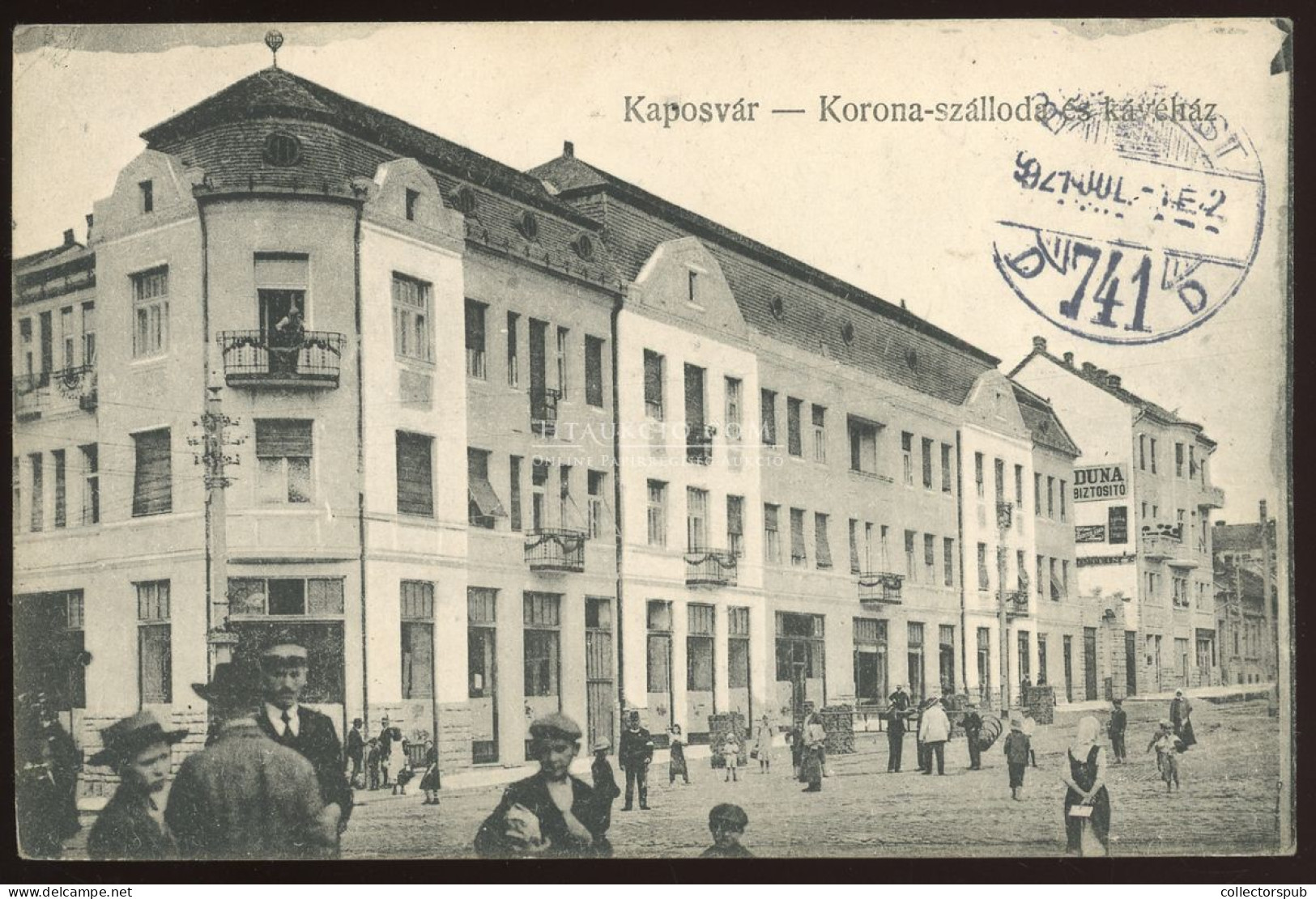 KAPOSVÁR 1921. Régi  Képeslap - Hongrie