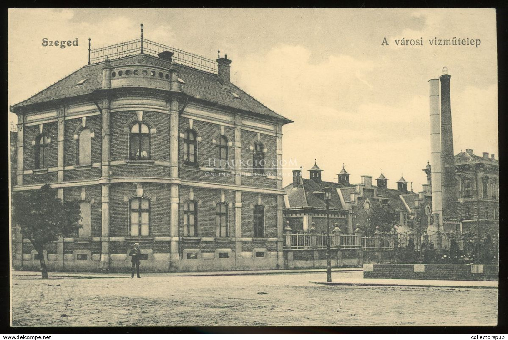 SZEGED 1921.  Városi Vízműtelep, Régi Képeslap - Old (before 1900)