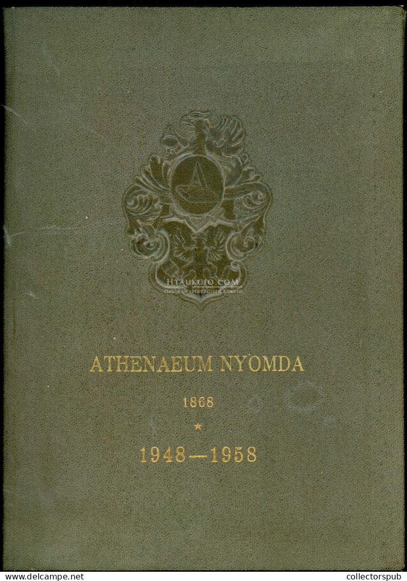 Athenaeum Nyomda 1948-1958. Bp., Nyomdai Technikákat Is Bemutató 25 Oldalas Kiadvány - Non Classés