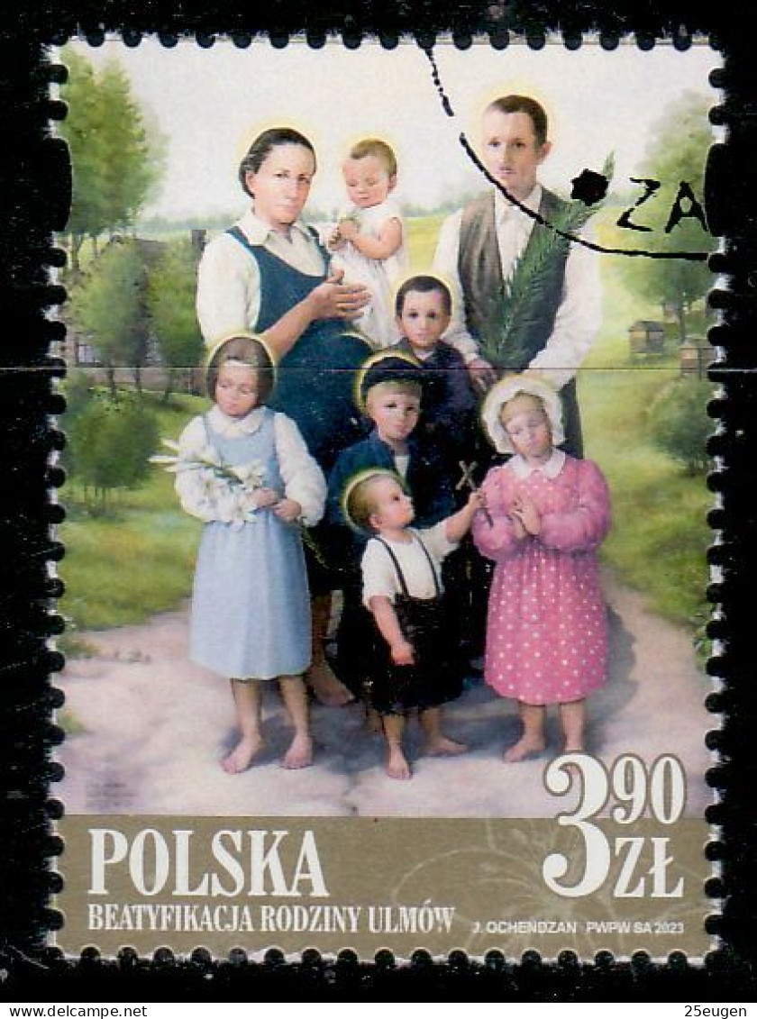 POLAND 2023  BEATIFICATION OF THE ULM FAMILY  USED - Used Stamps