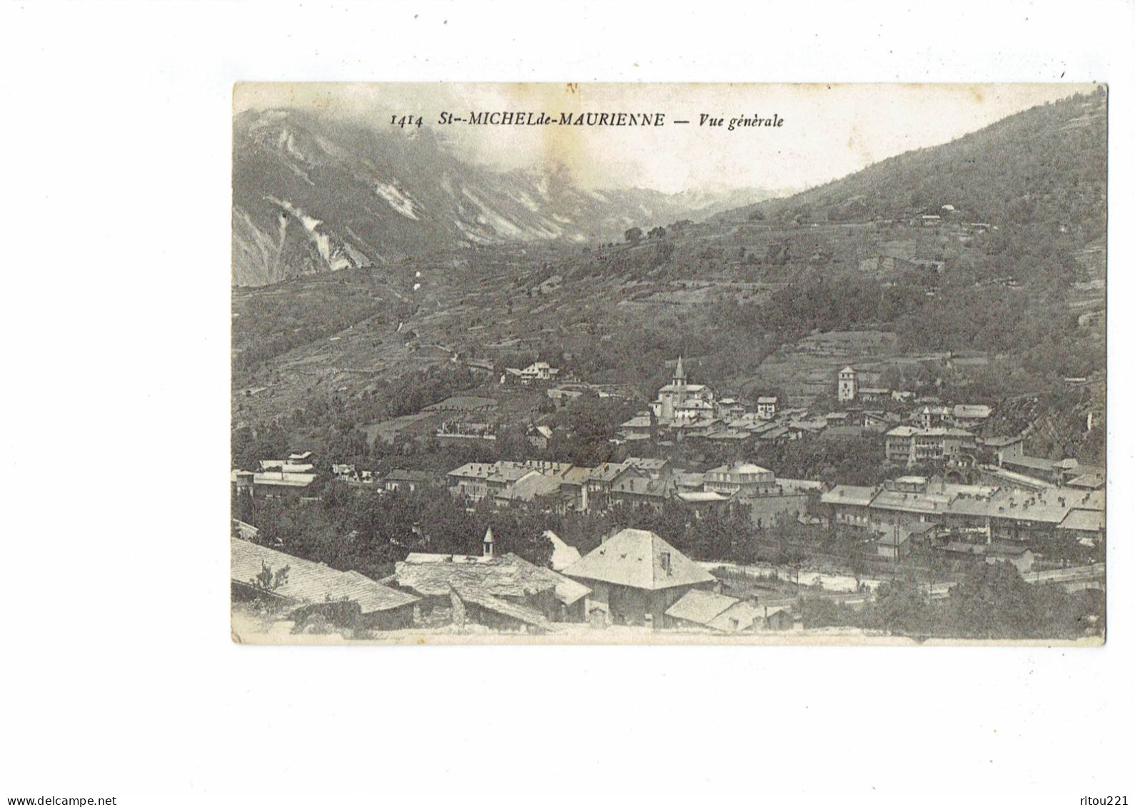 Cpa - 73 - SAINT MICHEL DE MAURIENNE - VUE GENERALE -- N°1414 La Plus Belle Reynaud - 1917 - Saint Michel De Maurienne