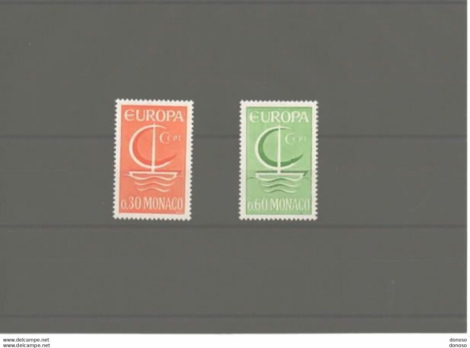 MONACO 1966 EUROPA  Yvert 698-699, Michel 835-836 NEUF** MNH - Unused Stamps