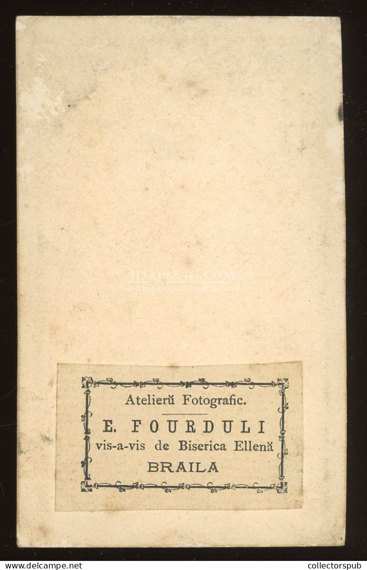 BRAILA 1865-70. Fourduli : Gyerekek, Visit Fotó - Anciennes (Av. 1900)