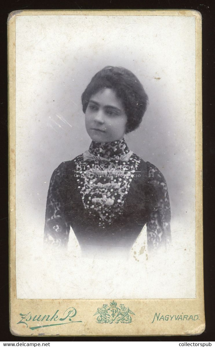 NAGYVÁRAD 1900. Zsunk, Visit Fotó - Old (before 1900)