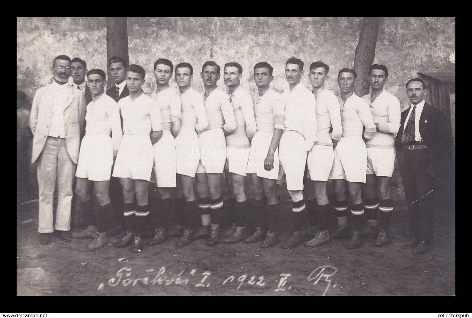 SPORT LABDARÚGÁS 1922. A TÖREKVÉS SE  Csapata) Fotós Képeslap - Hongrie