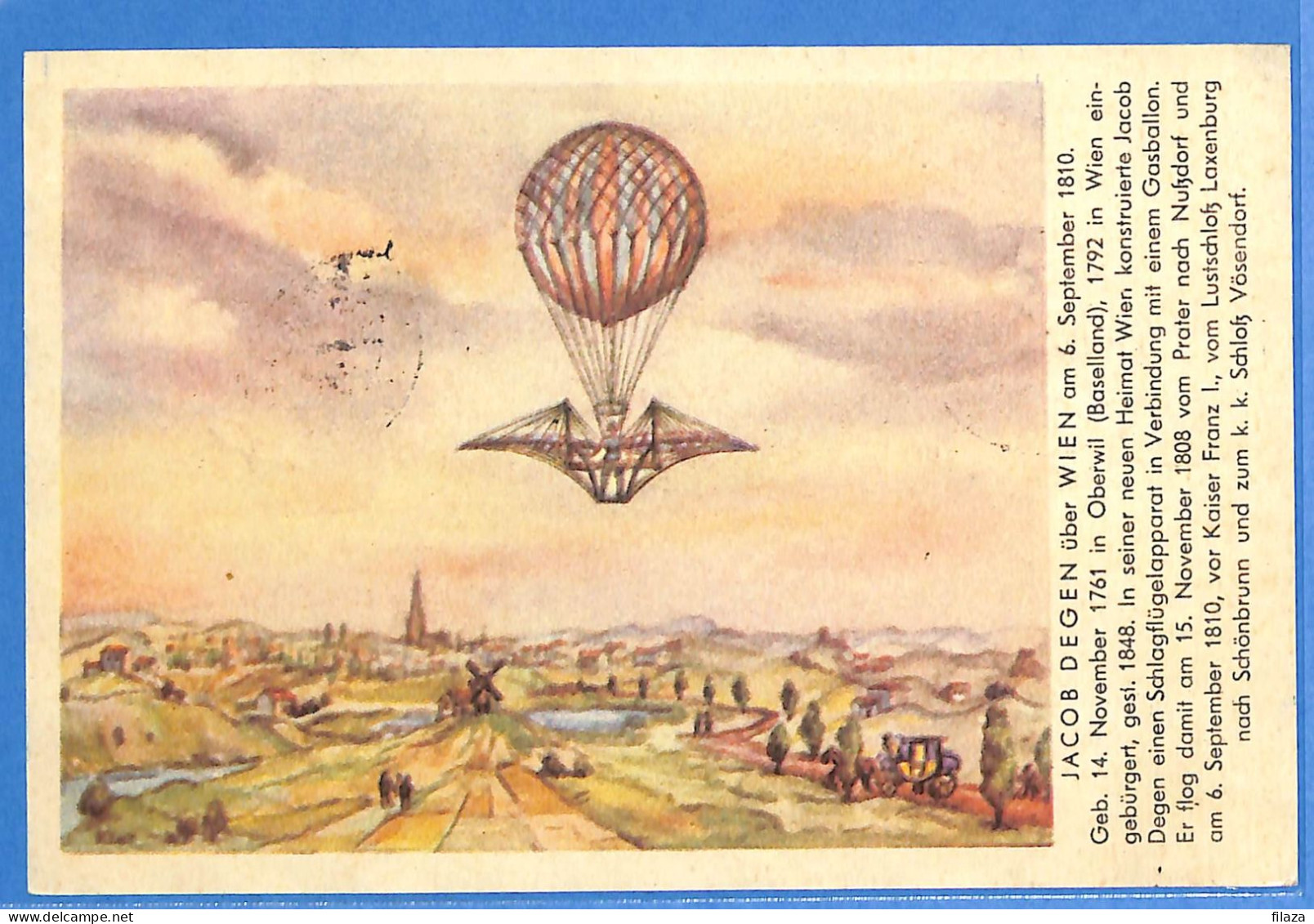 Allemagne Republique Federale 1958 - Carte Postale Ballon-postflug De Lorch - G30857 - Covers & Documents