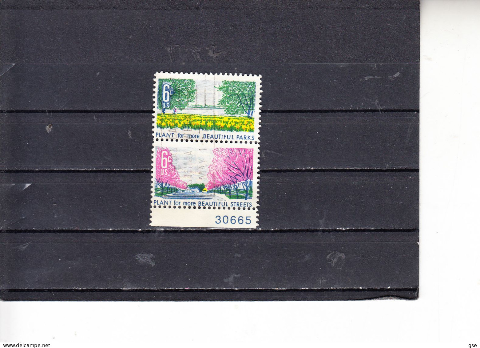 STATI UNITI  1969   -  Coppia Fiori - Used Stamps