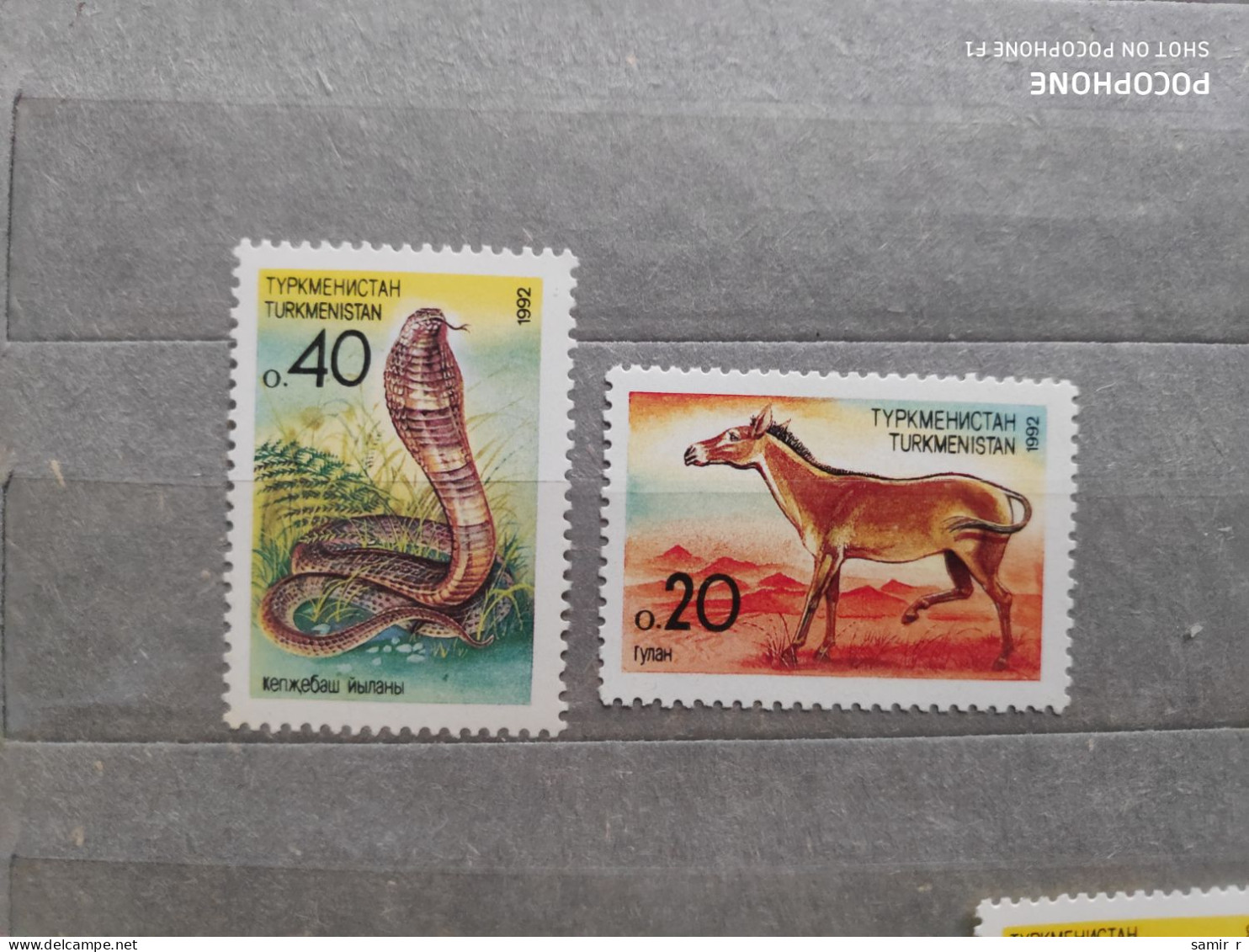 1992	Turkmenistan	Animals (F83) - Turkmenistán