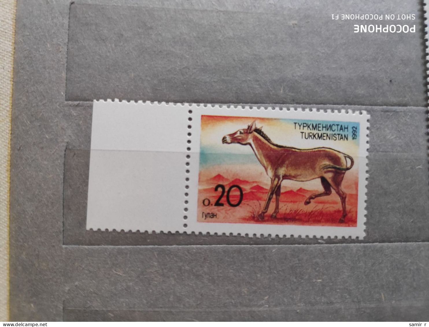 1992	Turkmenistan	Animals (F83) - Turkménistan