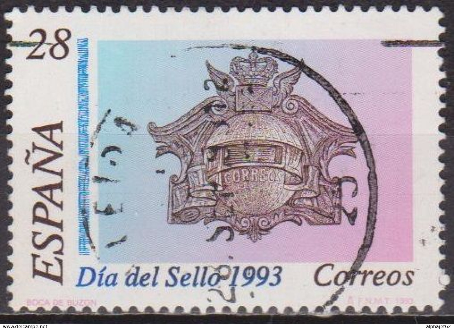 Journée Du Timbre - ESPAGNE - Boite Aux Lettres - N° 2836 - 1993 - Gebraucht