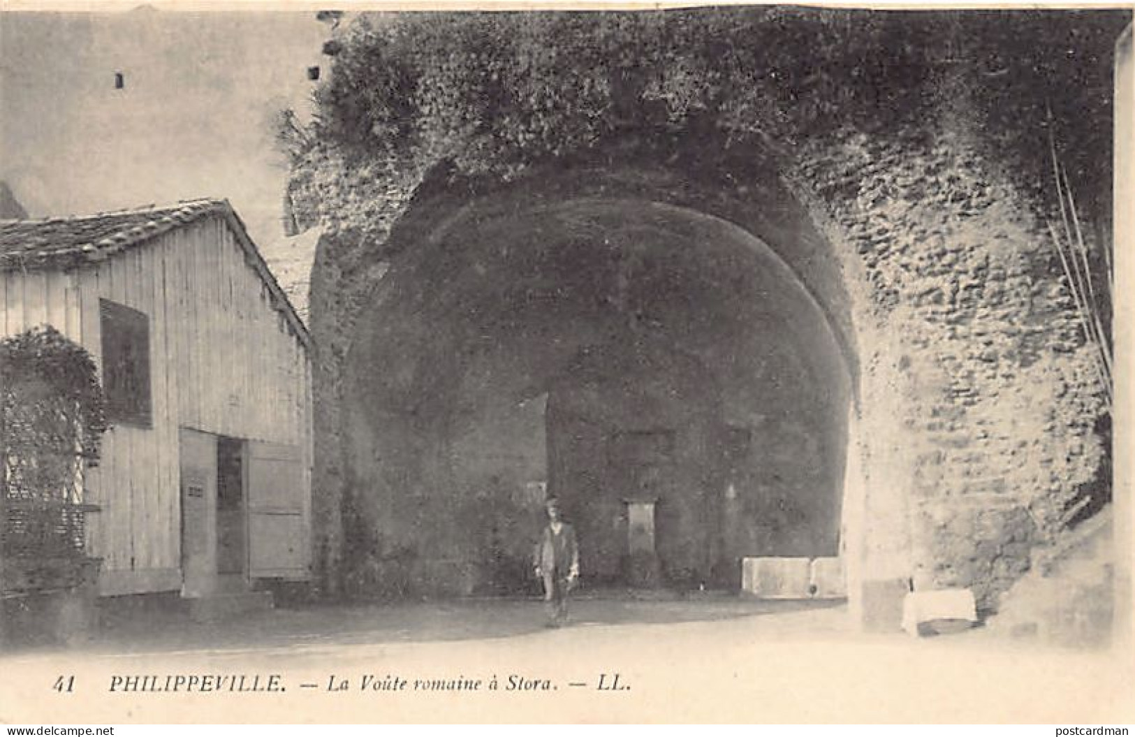 Algérie - SKIKDA Philippeville - La Voute Romaine à Stora - Ed. Lévy L.L. 41 - Skikda (Philippeville)