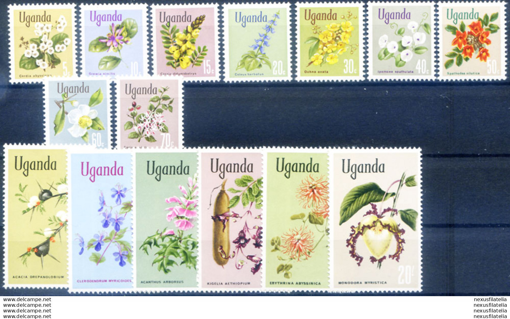 Definitiva. Flora. Fiori 1969. - Ouganda (1962-...)