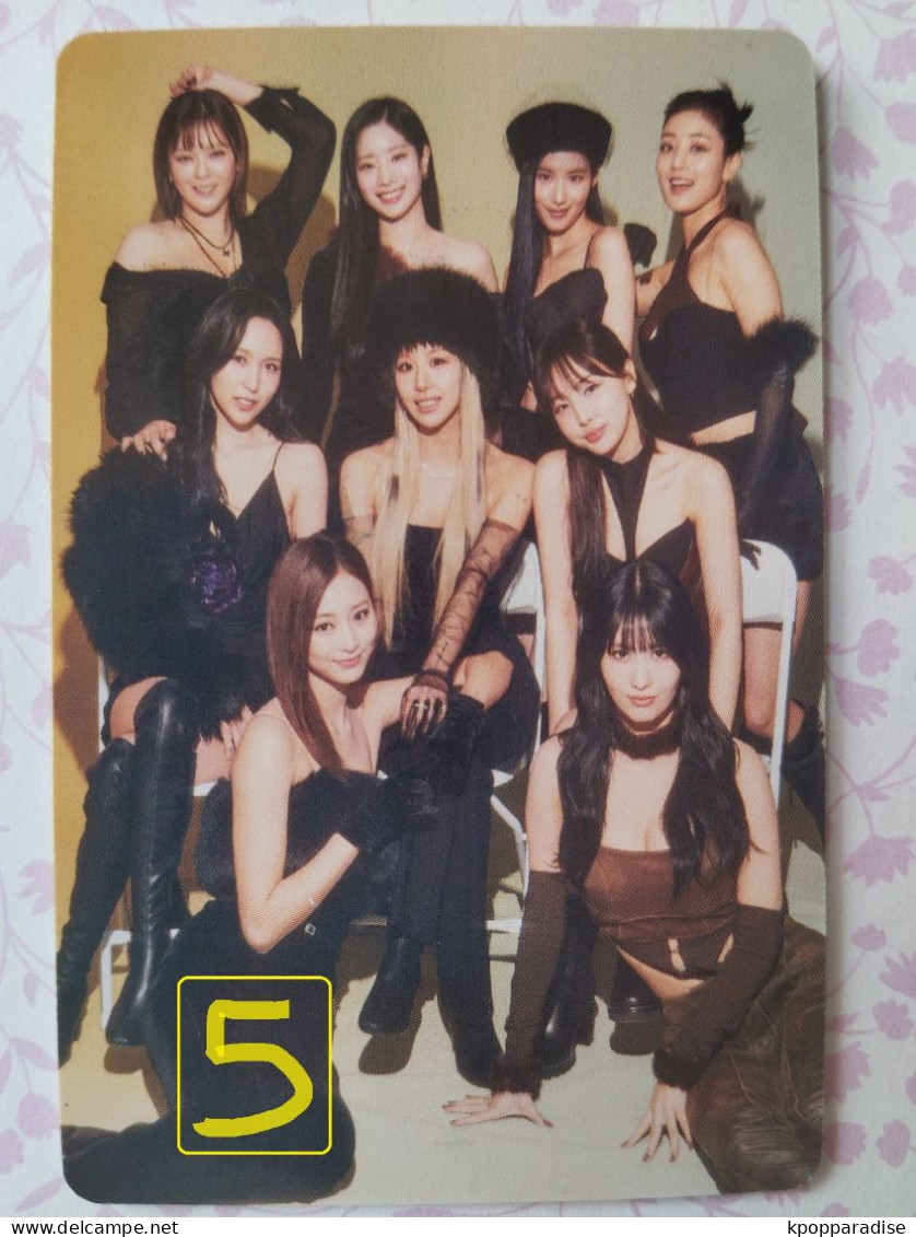 PHOTOCARD K POP Au Choix  TWICE Ready To Be - Objets Dérivés