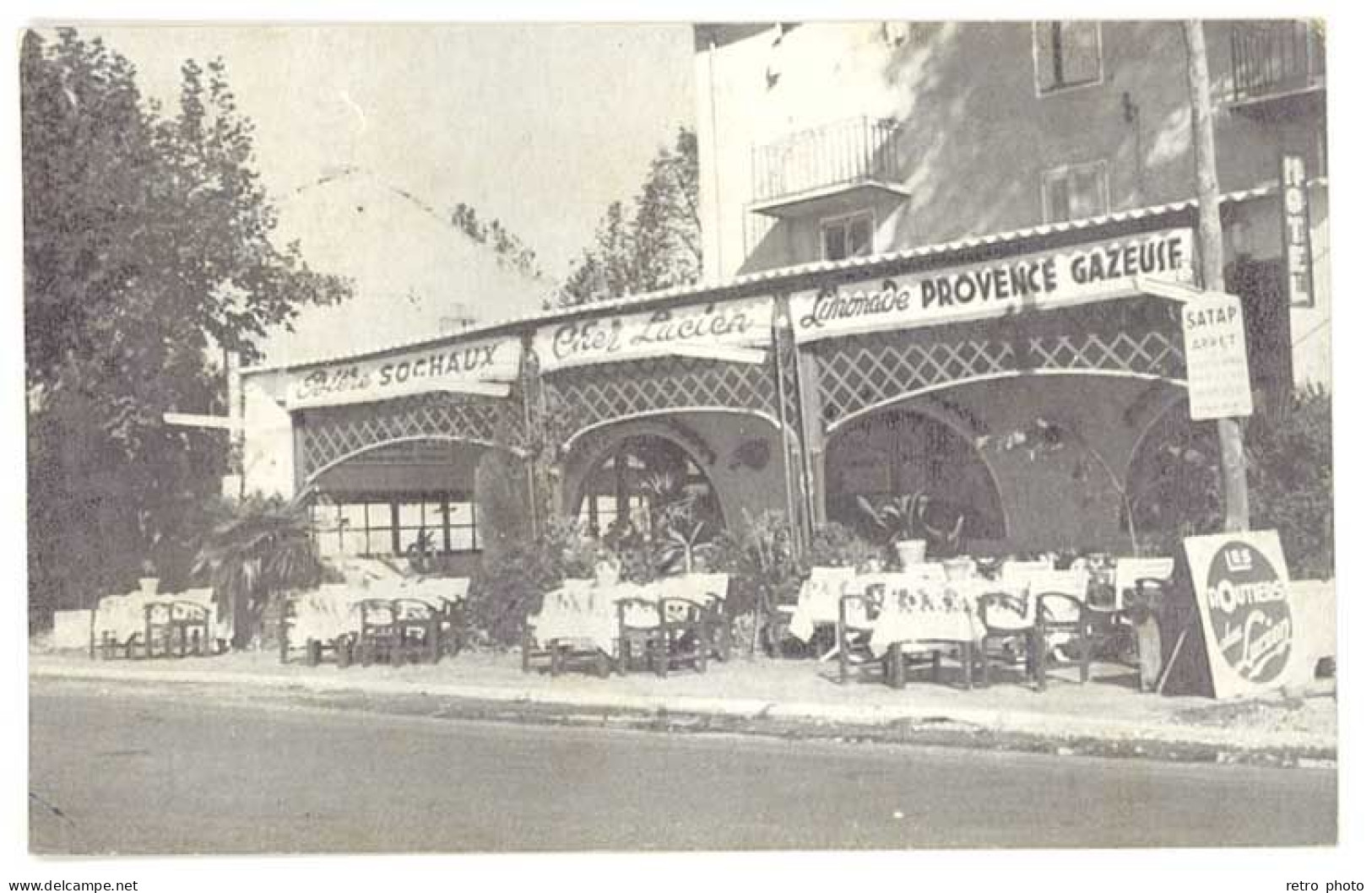 Cpsm Vaucluse - Caumont - Route Nationale 7 - Rendez-vous Au Pont De Bonpas ( Panneau Les Routiers ) - Caumont Sur Durance