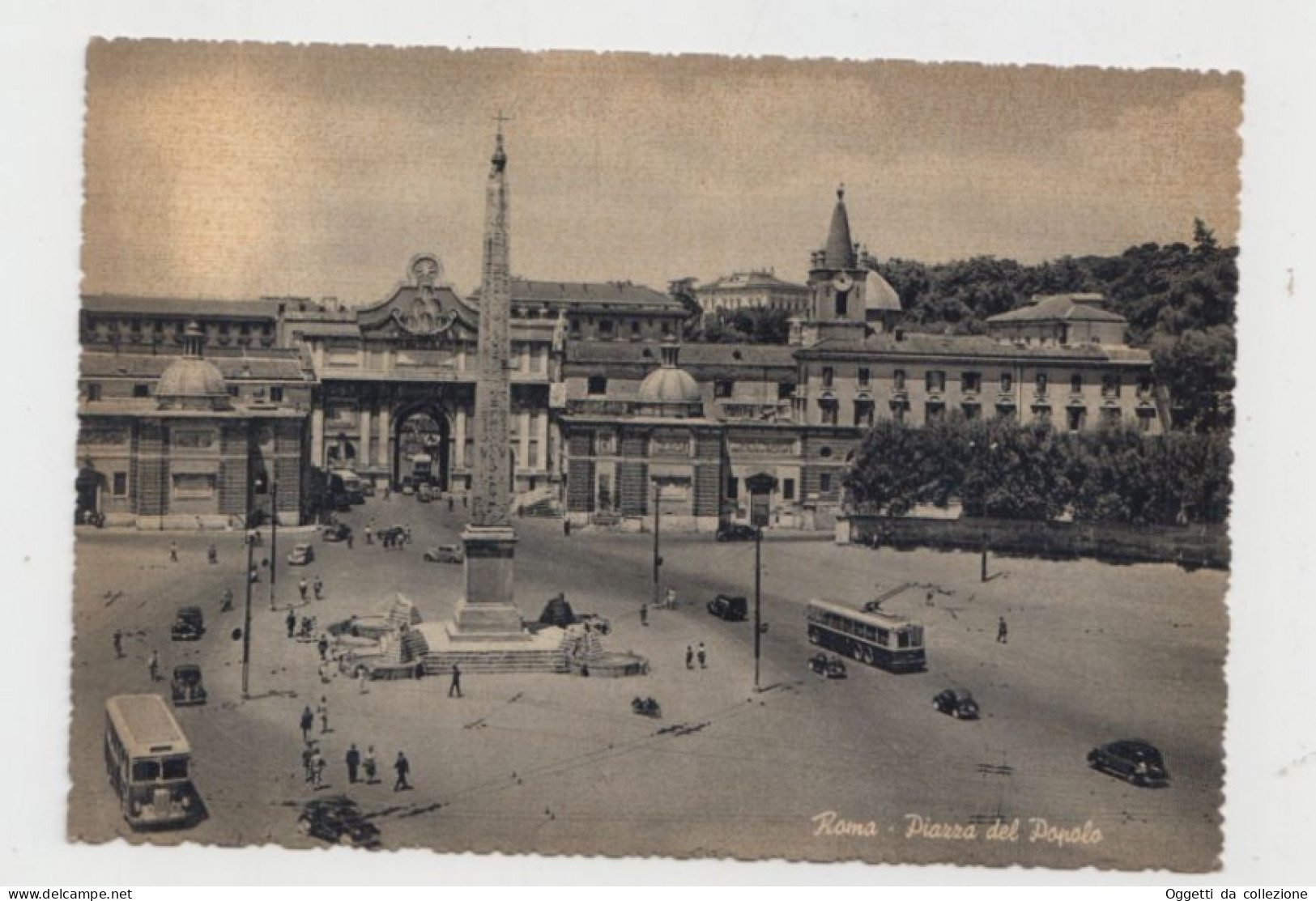 ROMA, Piazza Del Popolo - Cartolina - N.viagg. - (1330) - Places