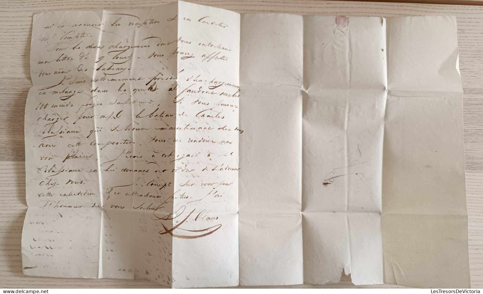 Letter Mailed On October 13th 1829 From Gent To Hornu  - Weight Indication "24" Wigtjes - 1815-1830 (Période Hollandaise)