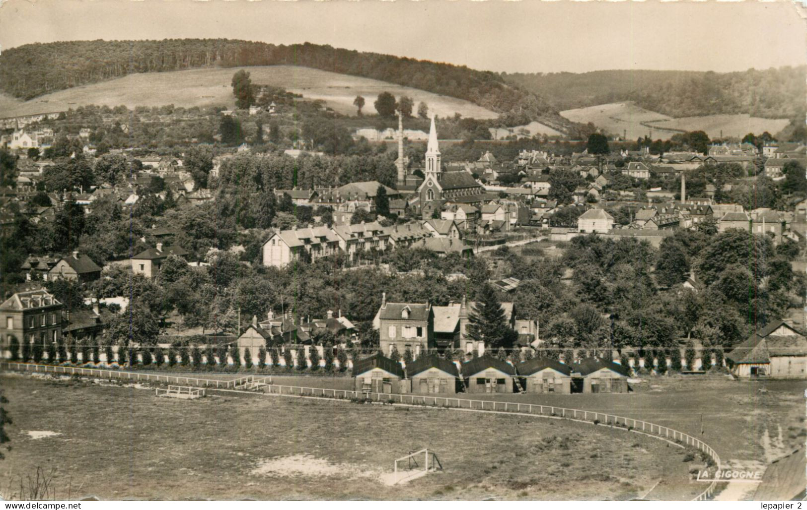 76 MAROMME Vue Générale Stade CPSM PF Ed. La Cigogne 879 - Maromme