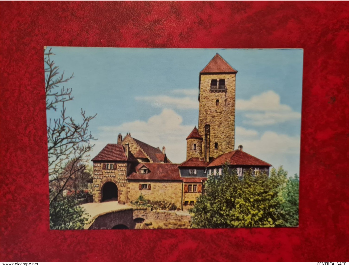 Carte WEINHEIM  BURGSCHENKE WACHENBURG - Weinheim