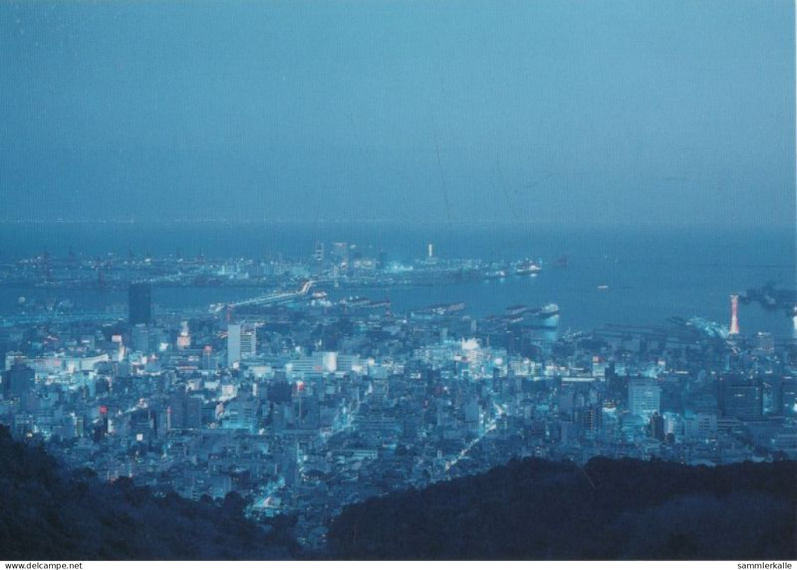 75277 - Japan - Kobe - District At Night - Ca. 1985 - Kobe