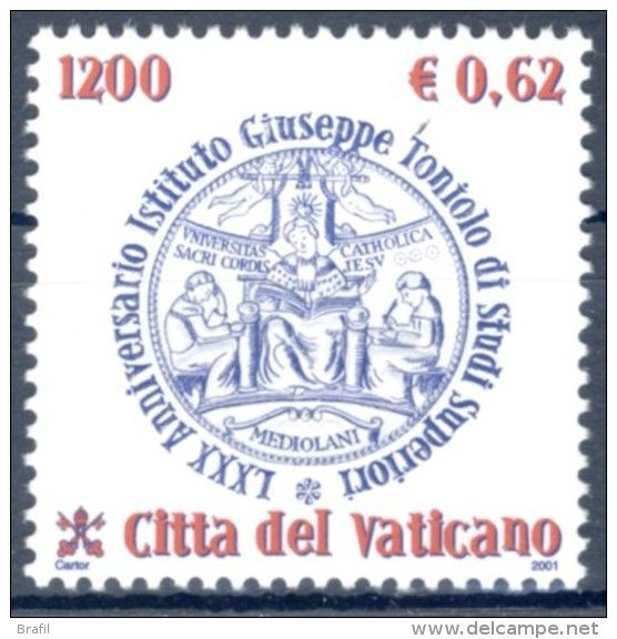 2001 Vaticano, Istituto Giuseppe Toniolo, Serie Completa Nuova (**) - Unused Stamps