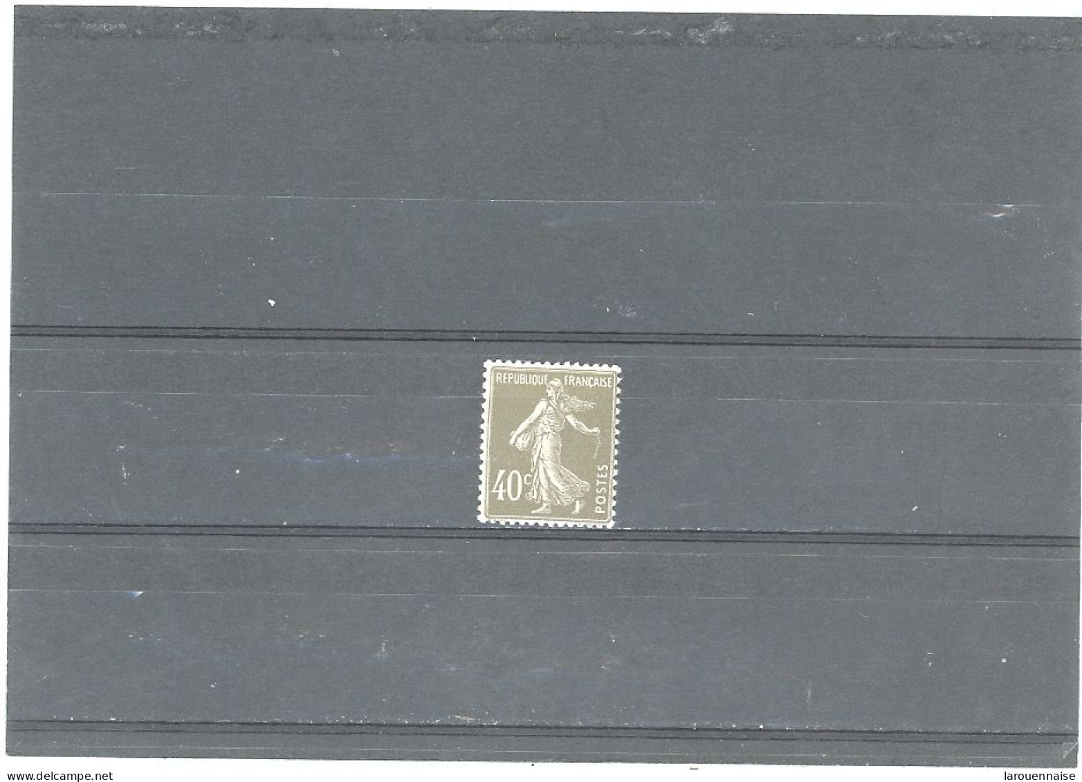 VARIÉTÉ -N°193 N** -40c BRUN OLIVE - CHENILLE SOUS LA MAIN DROITE ( CÉRÈS 193 D ) - Unused Stamps