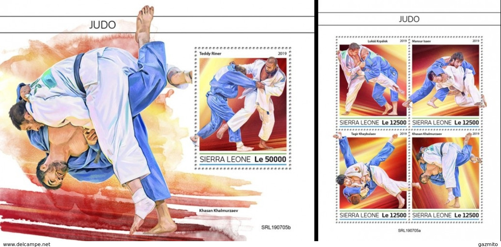 Sierra Leone 2019, Sport, Judo, 4val In BF +BF - Sierra Leone (1961-...)