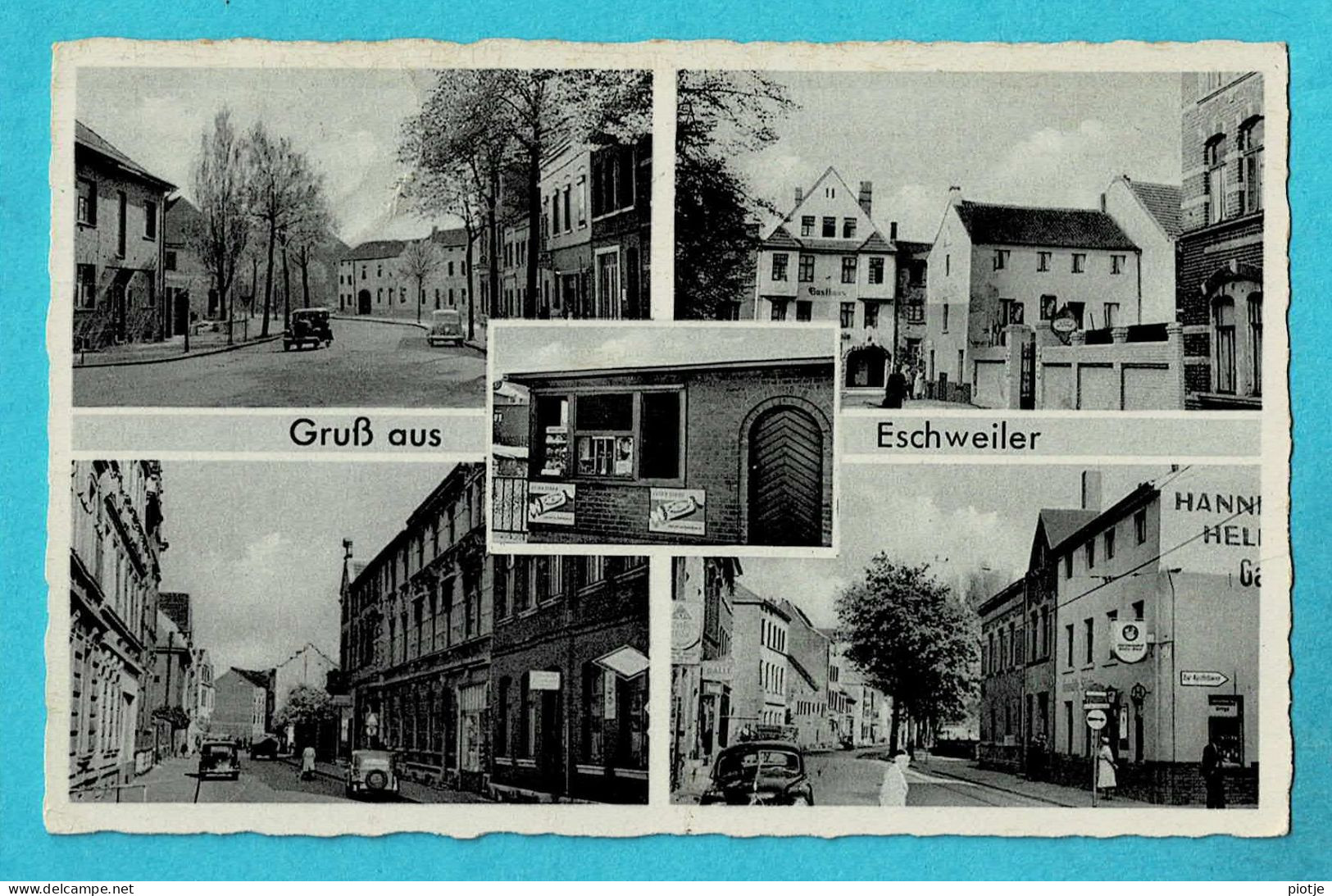 * Eschweiler - Aachen (Nordrhein Westfalen - Deutschland) * (Verlag M. Schaaf) Gruss Aus Eschweiler, Oldtimer, Old - Eschweiler