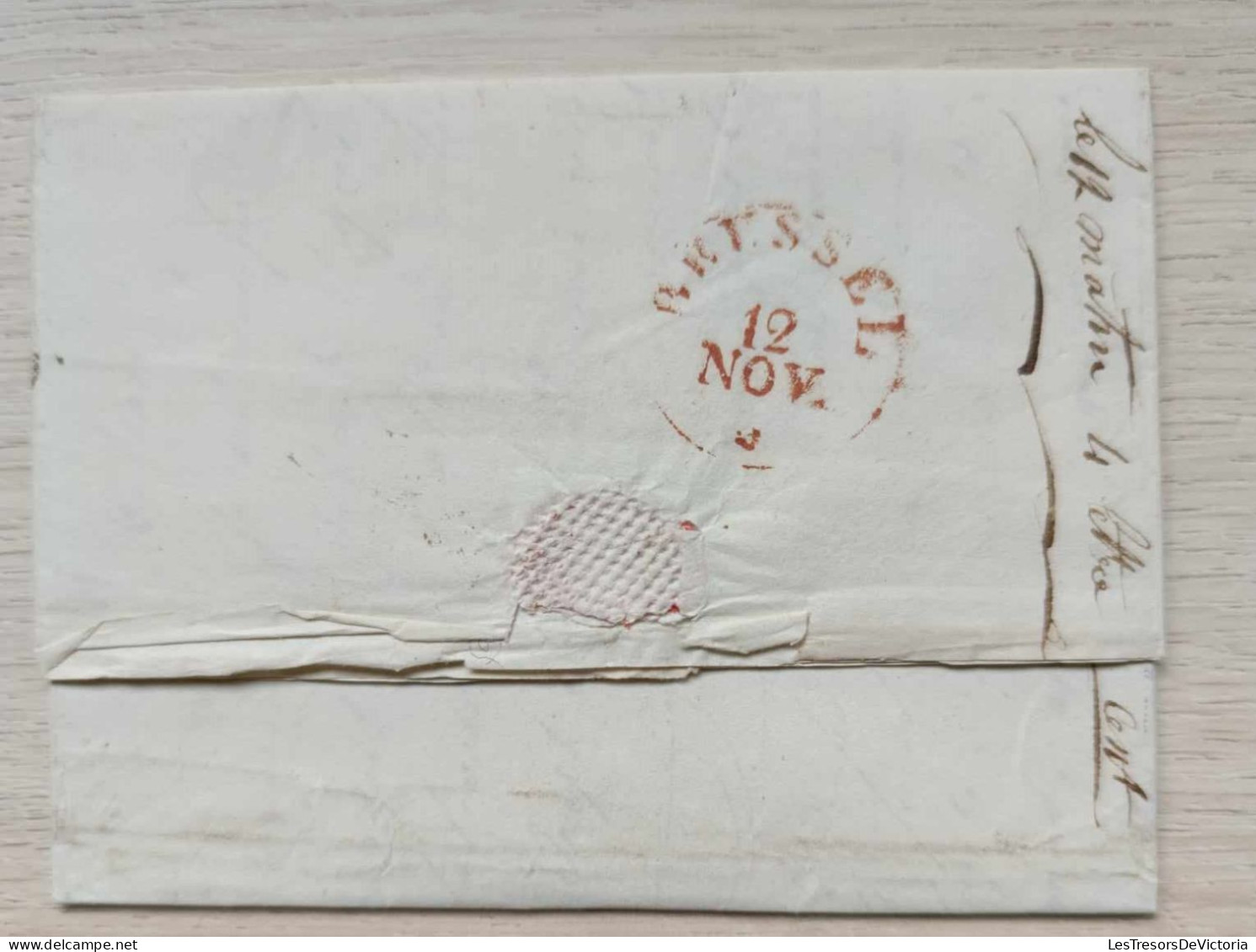 Belgique - Letter From Verviers Mailed On November 21st 1829 To Brussels - Weight 16ws Wigtjes - 1815-1830 (Periodo Olandese)
