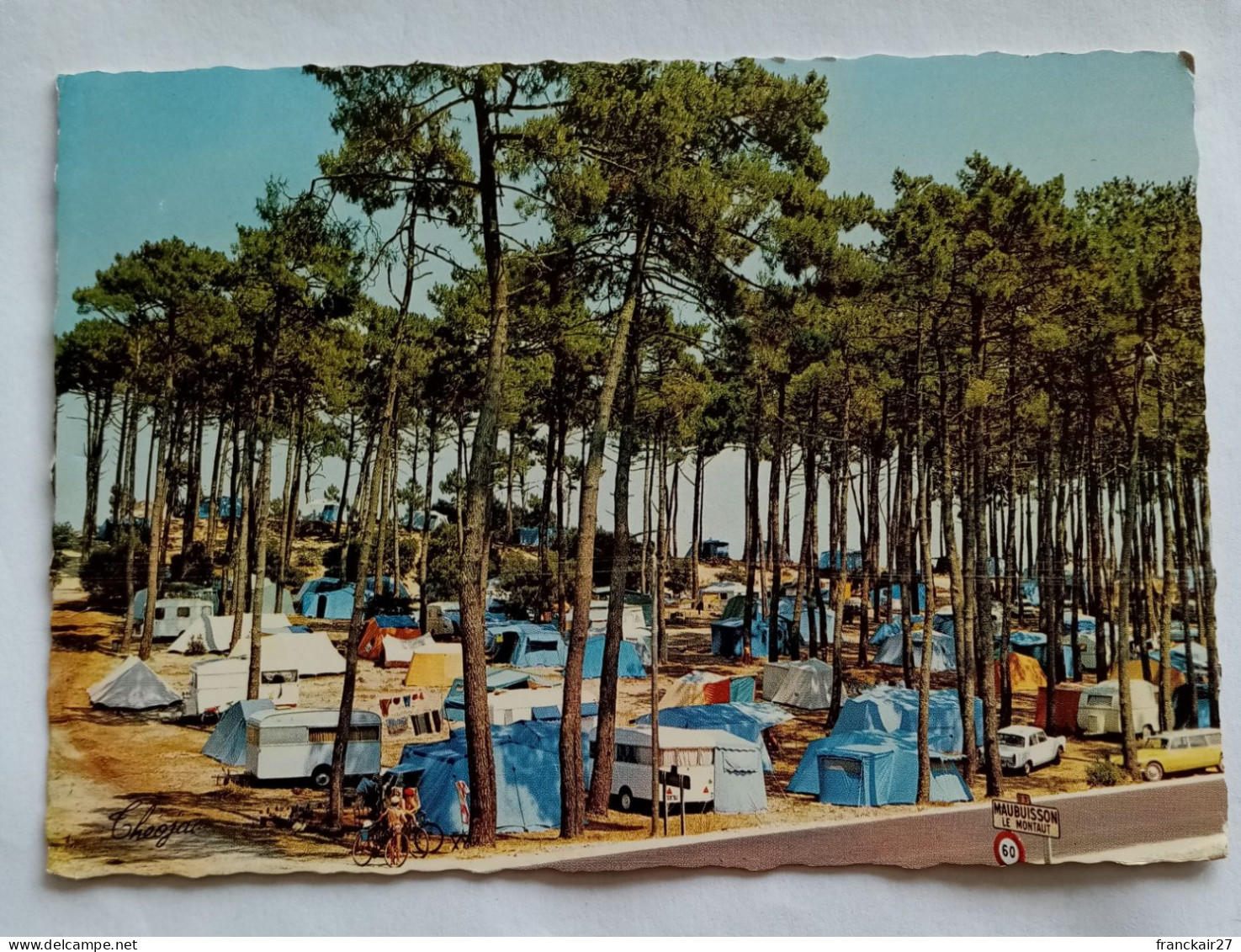 Carte Postale Maubuisson Le Camping - Carcans
