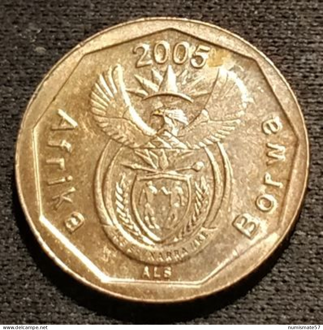 AFRIQUE DU SUD - 10 CENTS 2005 - En Sepedi / Sesotho - AFRIKA BORWA - KM 292 - Afrique Du Sud