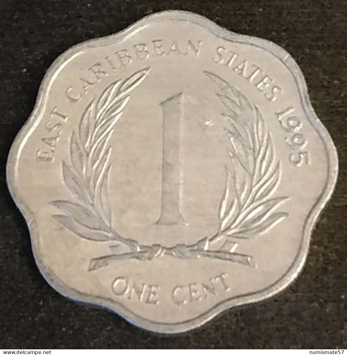 EAST CARIBBEAN STATES - 1 CENT 1995 - Elizabeth II - 2e Effigie - KM 10 - ( États De La Caraïbe Orientale ) - Caraïbes Orientales (Etats Des)